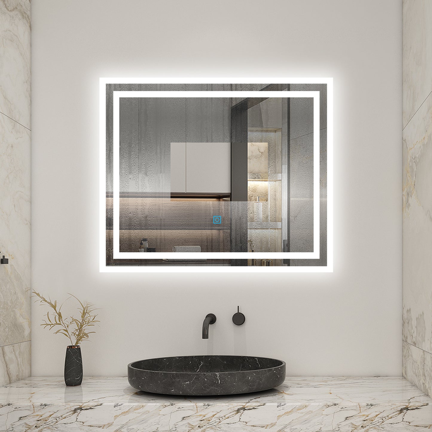 Anti-fog mirror