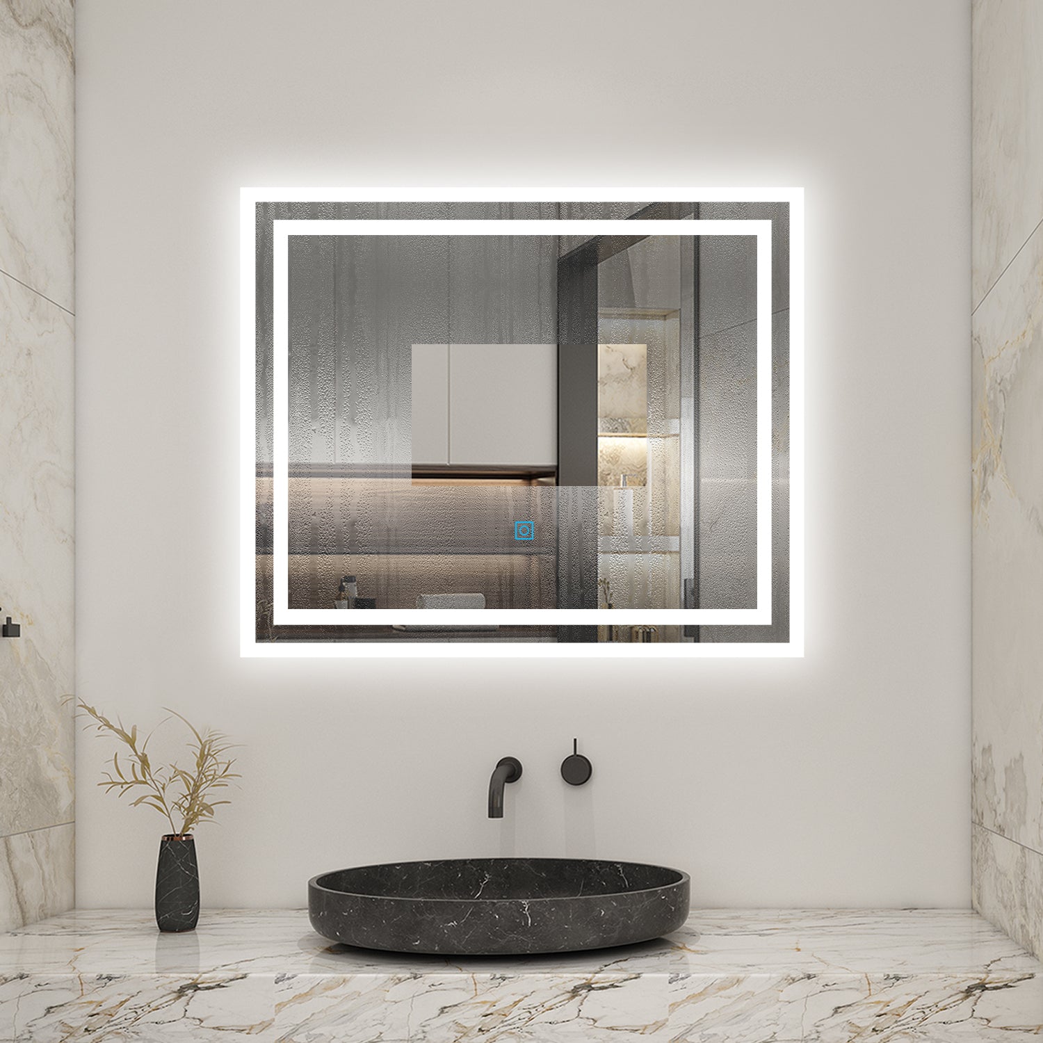 Anti-fog mirror