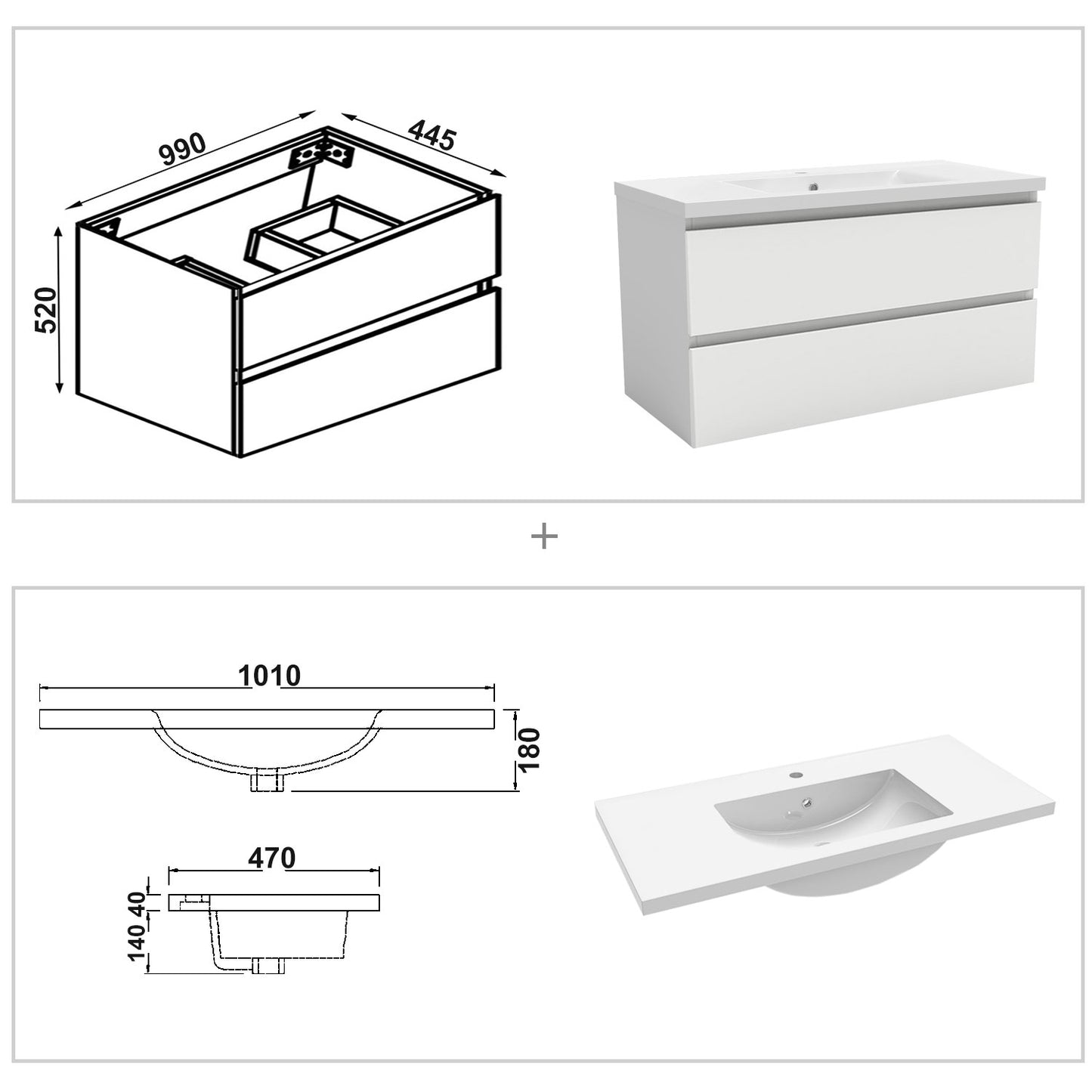 bathroom vanity units with basin