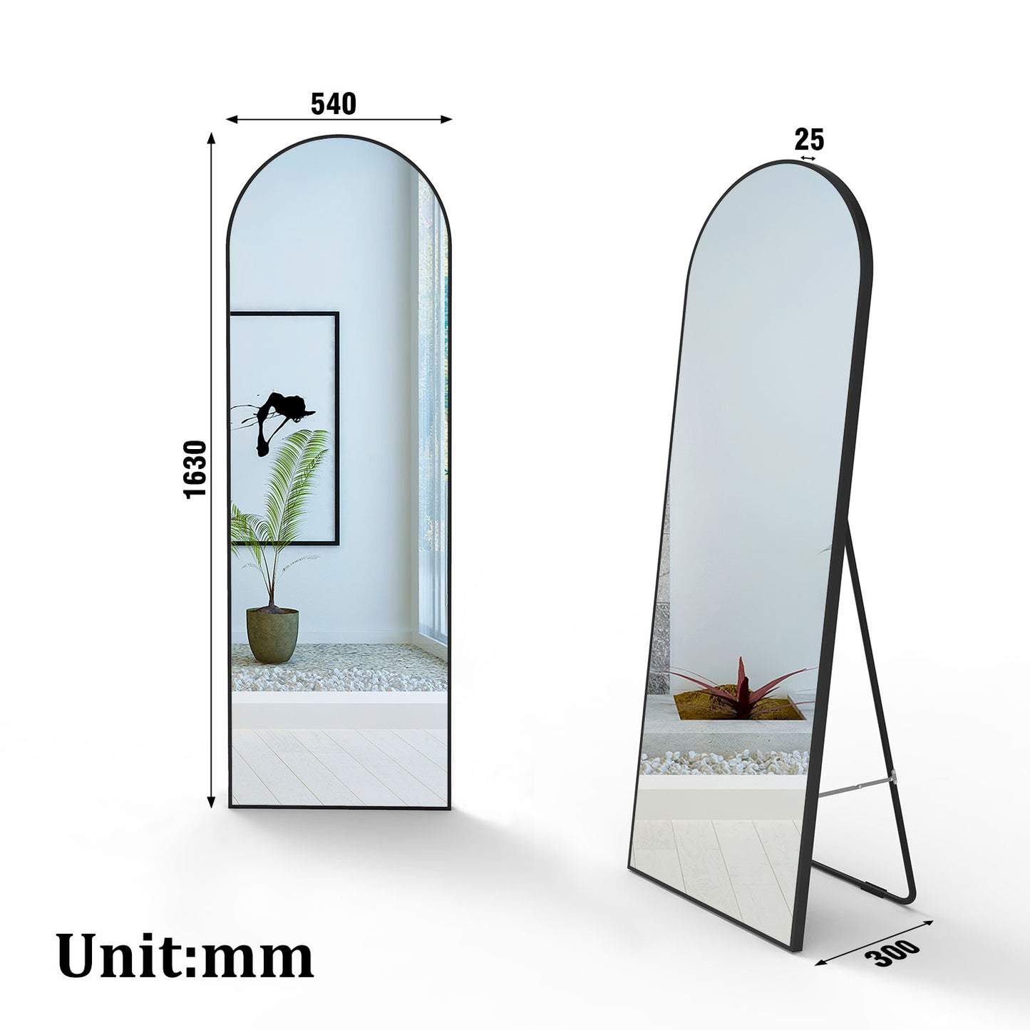 Aidal--Bathroom Full Mirror, Explosion-proof, full-length mirror