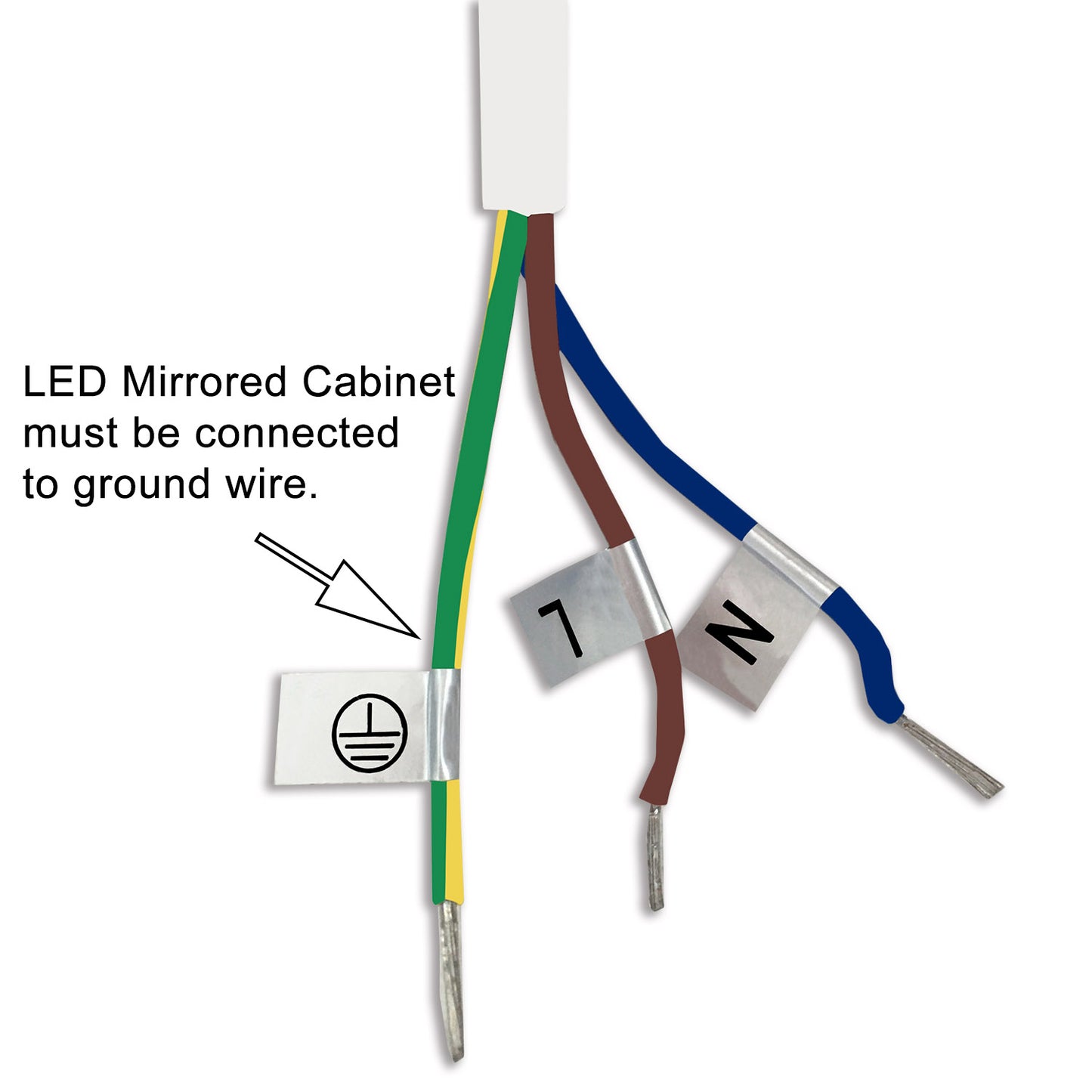 Bathroom Mirror Cabinet LED Illuminated with Demister Pad Touch Sensor Shaver Socket adjustable white colour-Storage Mirror Cabinet