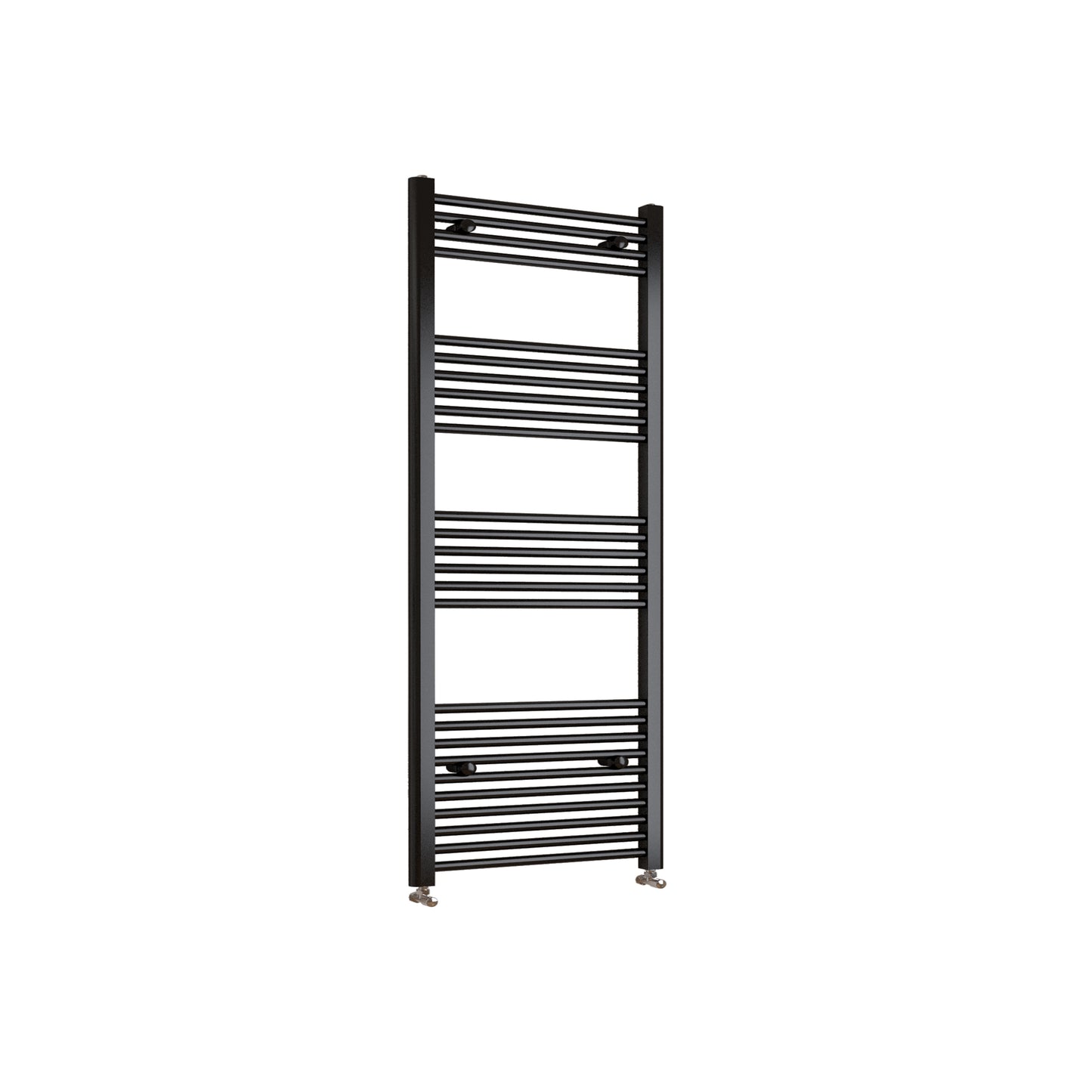 1600x600mm Black Heated Towel Rail Straight Bathroom Radiator