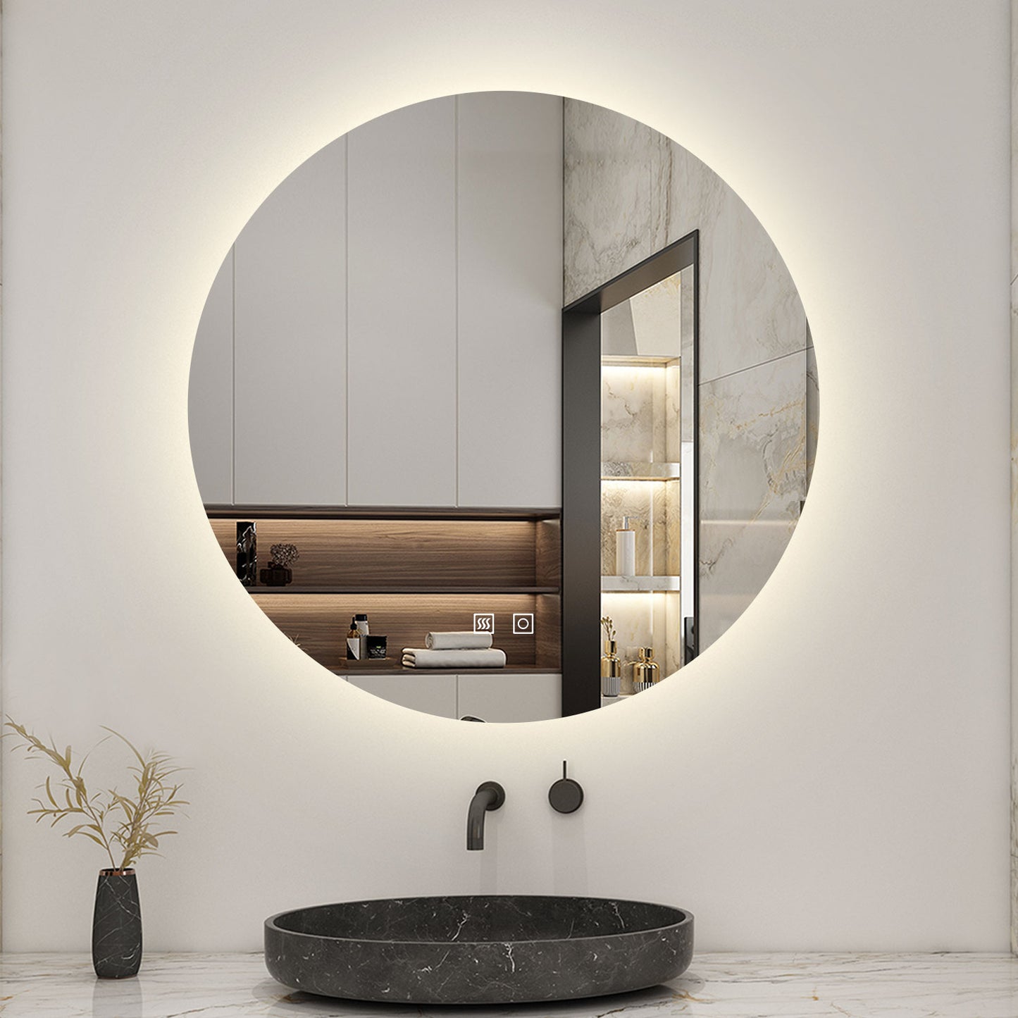 bathroom mirror with lights