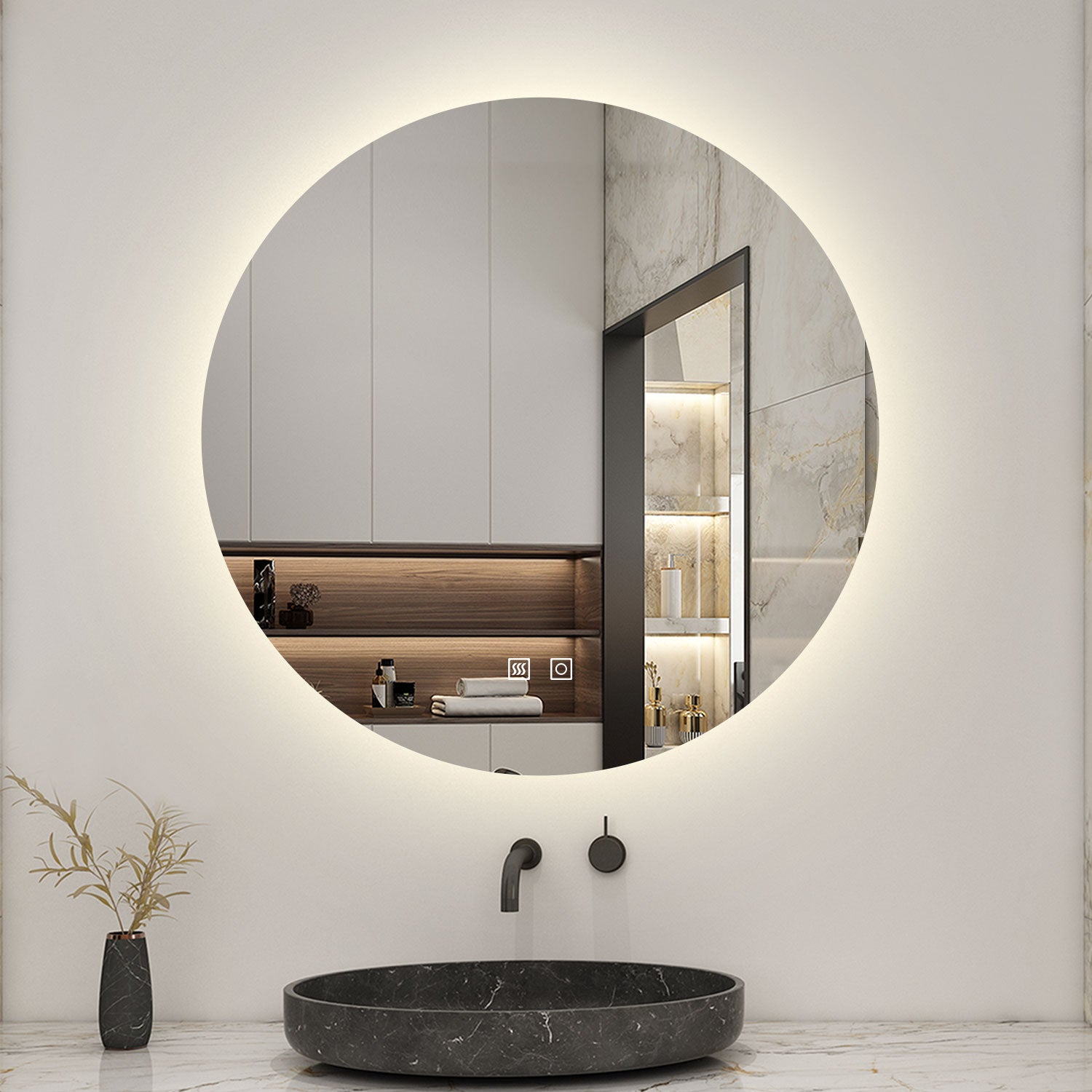 bathroom mirror with lights