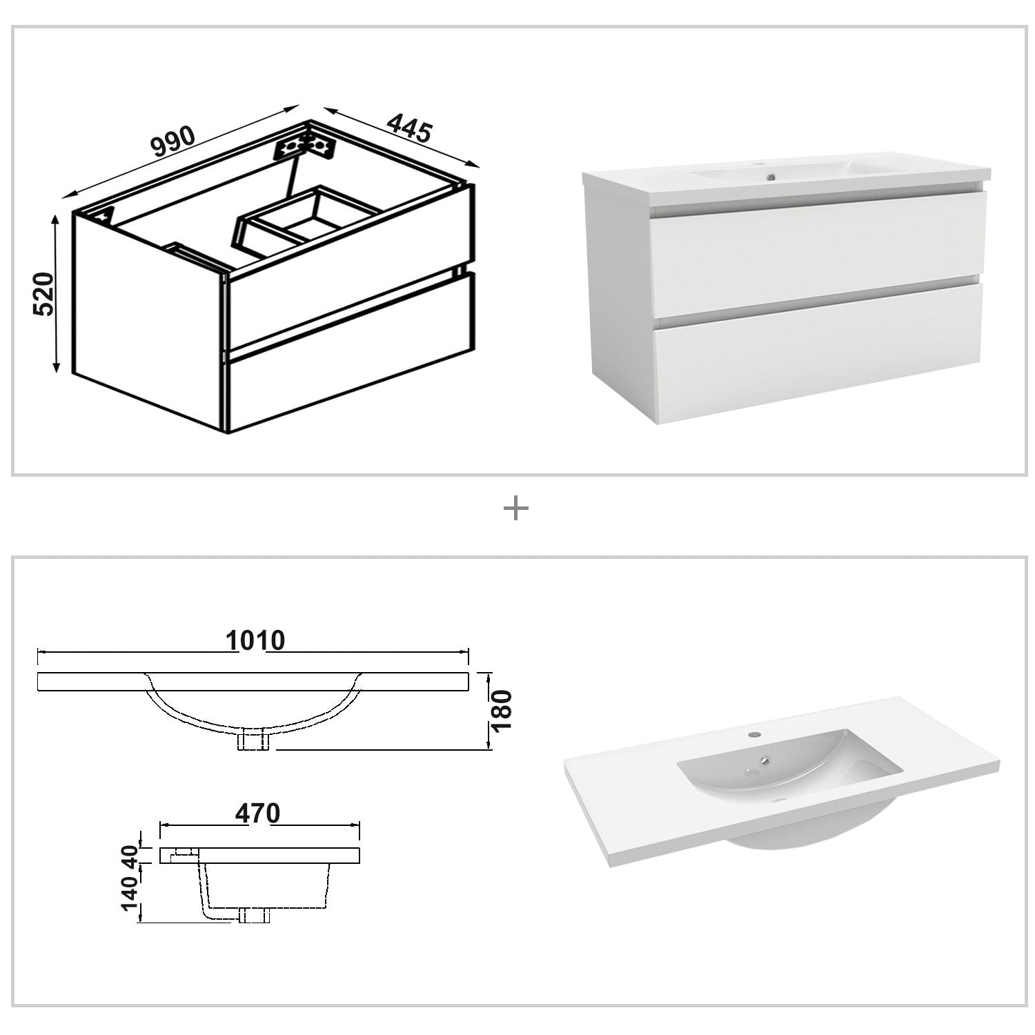 bathroom vanity units with basin