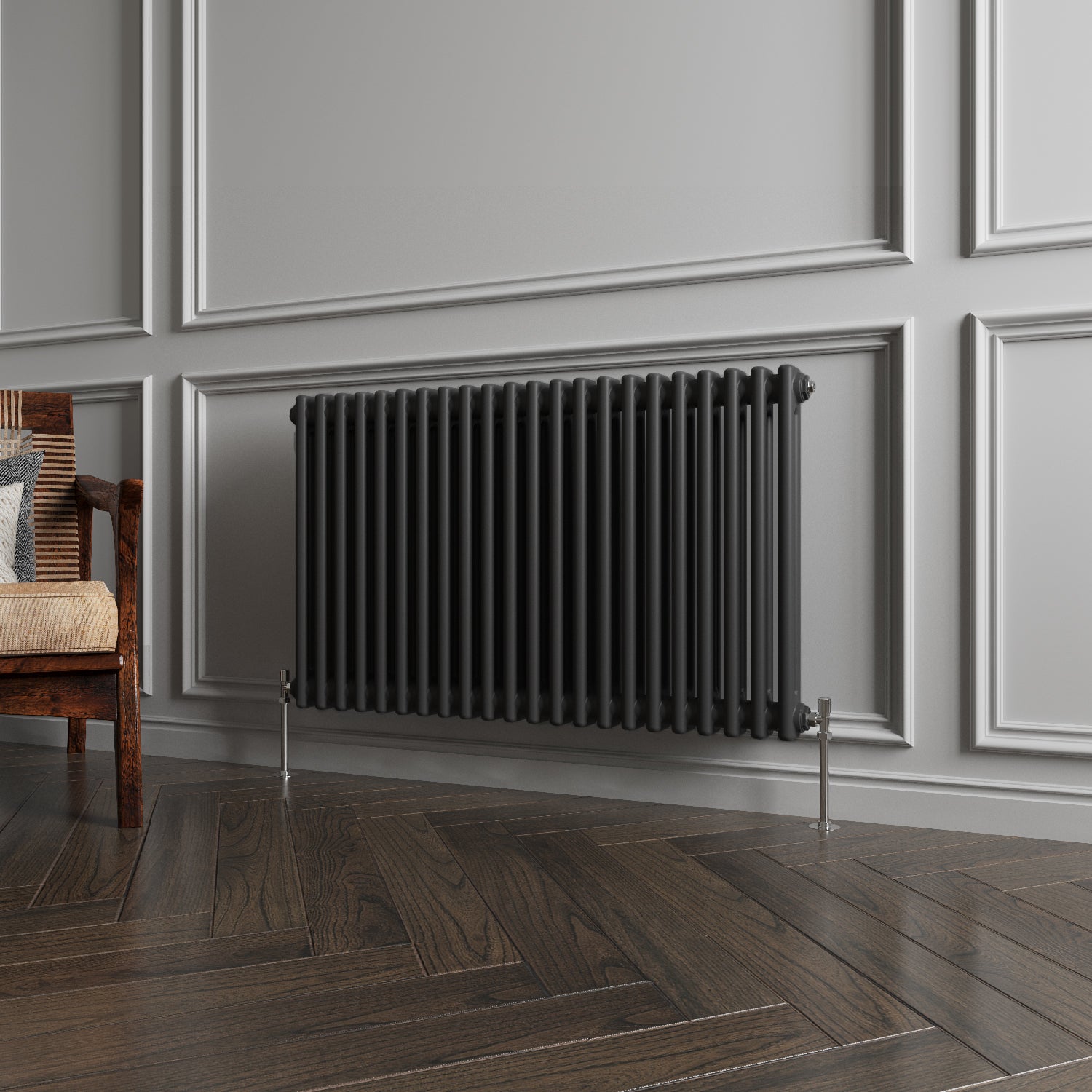 Black Traditional Cast Iron Radiators