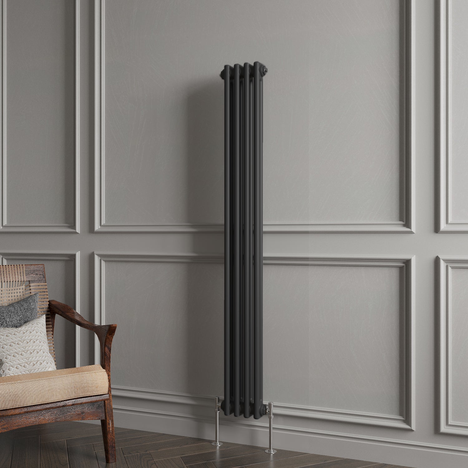 Aidal Hom Cost-Effective Super Awesome 1500x200mm Black 2 Columns Traditional ...
