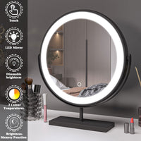 Illuminated Makeup Mirror with Dimmable Lights Portable Smart Vanity Mirror