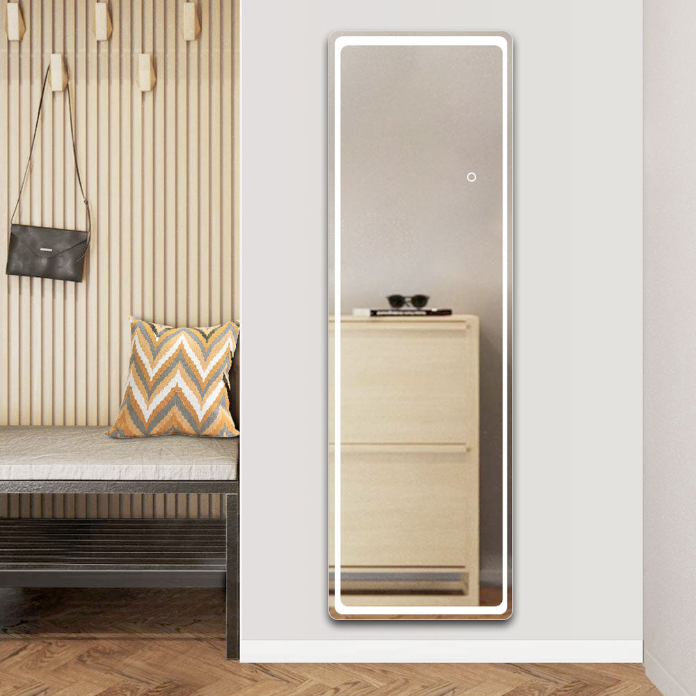 Aidal--Bathroom Full Mirror with 3 Colors LED,Memory function, Explosion-proof, full-length mirror