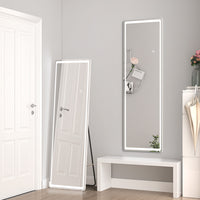 Aidal--Bathroom Full Mirror with 3 Colors LED,Memory function, Explosion-proof, full-length mirror