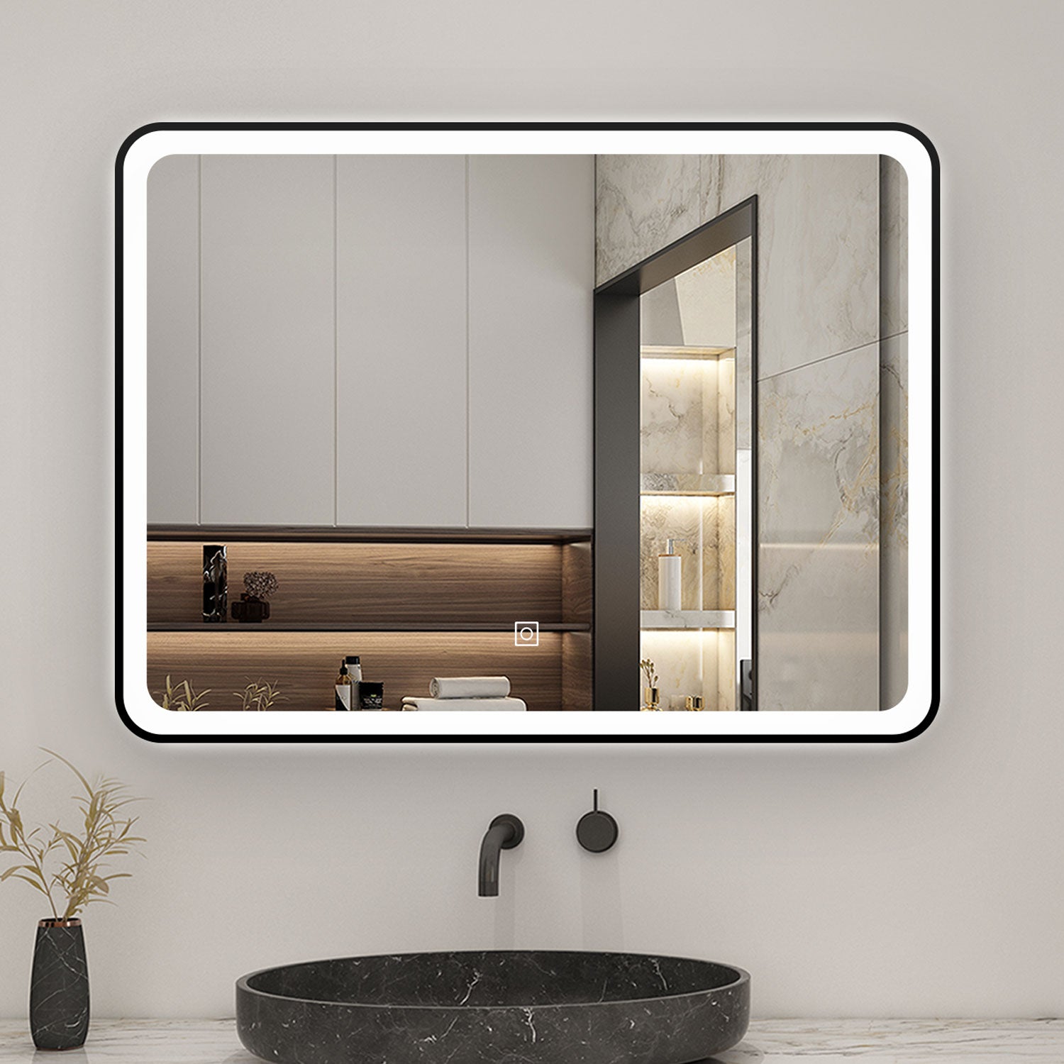 bathroom mirror with lights