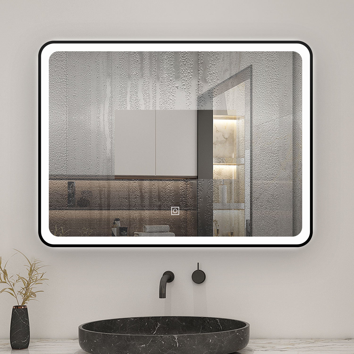 bathroom mirror with lights