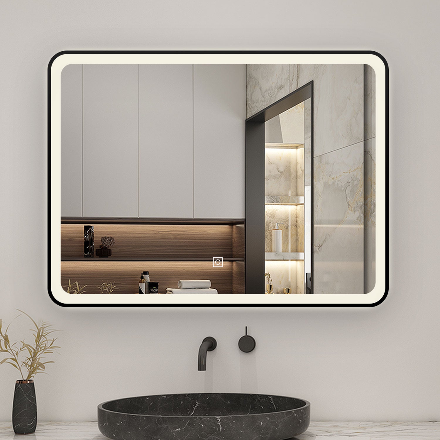 bathroom mirror with lights