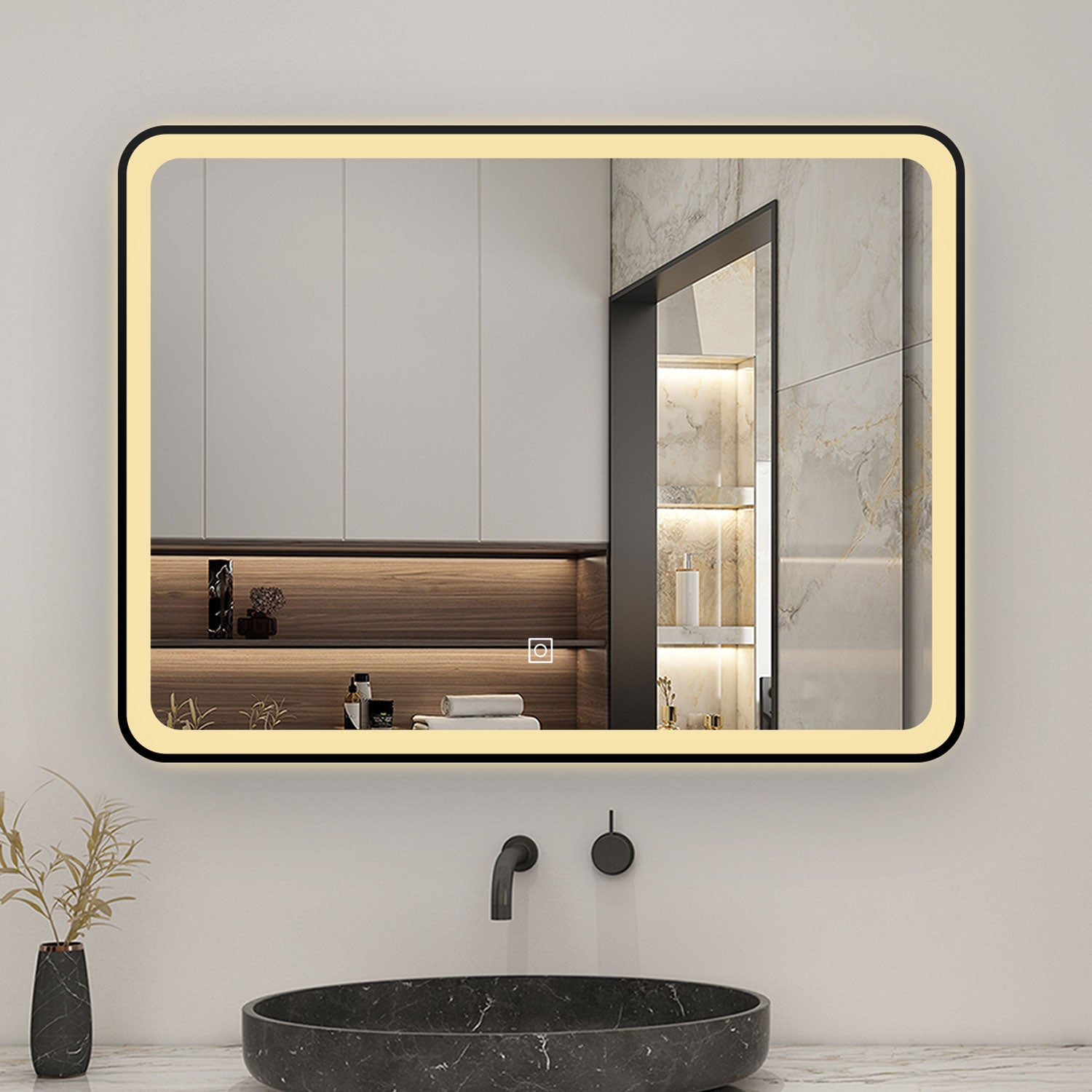 bathroom mirror with lights