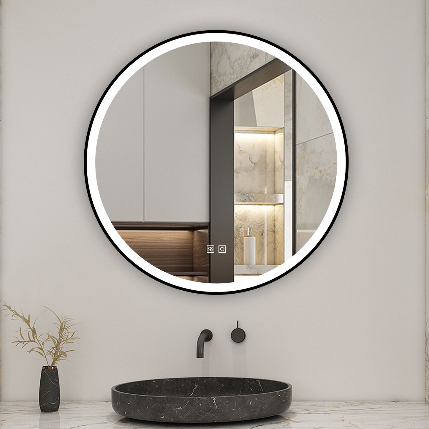 bathroom mirror with lights
