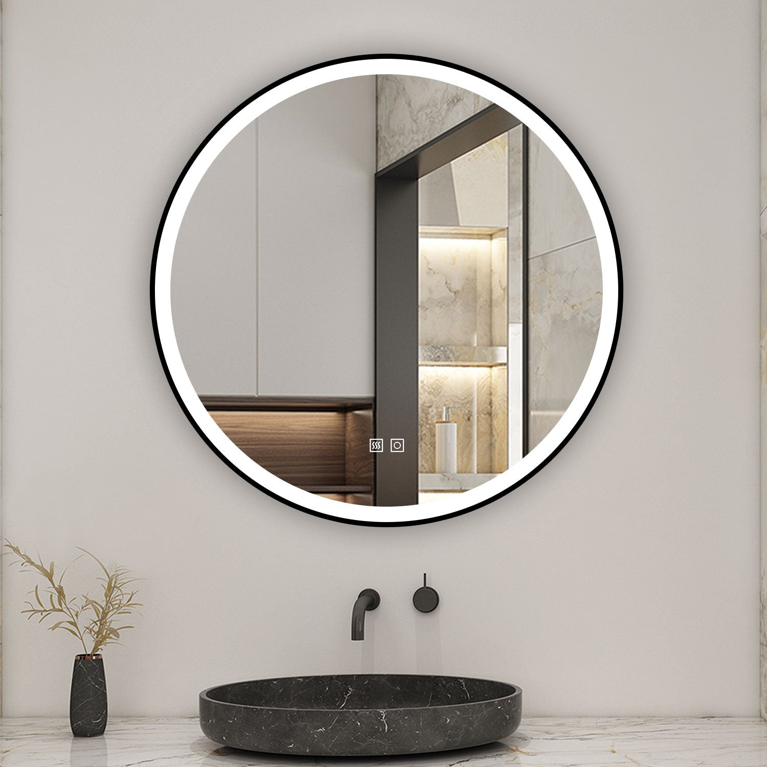 bathroom mirror with lights