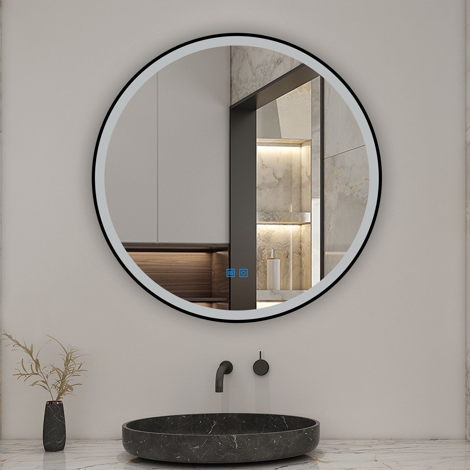 bathroom mirror with lights