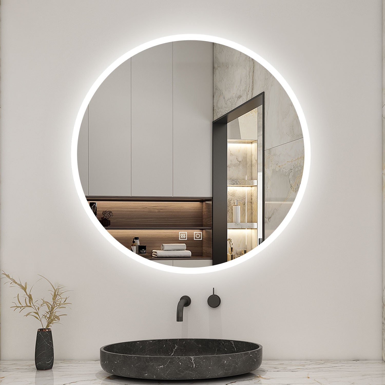 Mirror with Lights