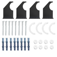 double Black  oval column radiator accessories