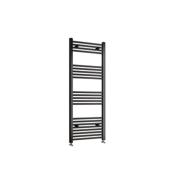 1400x400mm Black Heated Towel Rail Straight Bathroom Radiator