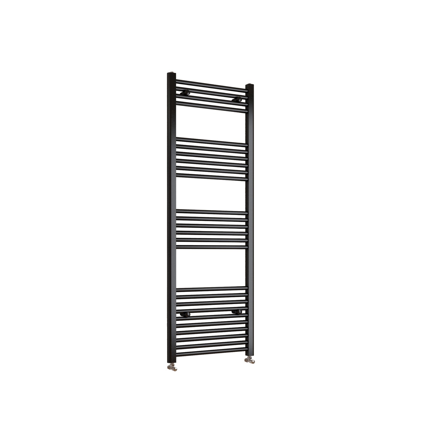 1600x400mm Black Heated Towel Rail Straight Bathroom Radiator