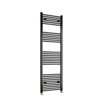 1800x450mm Black Heated Towel Rail Straight Bathroom Radiator