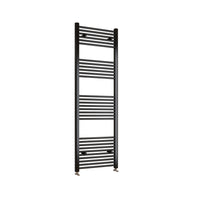 1800x500mm Black Heated Towel Rail Straight Bathroom Radiator