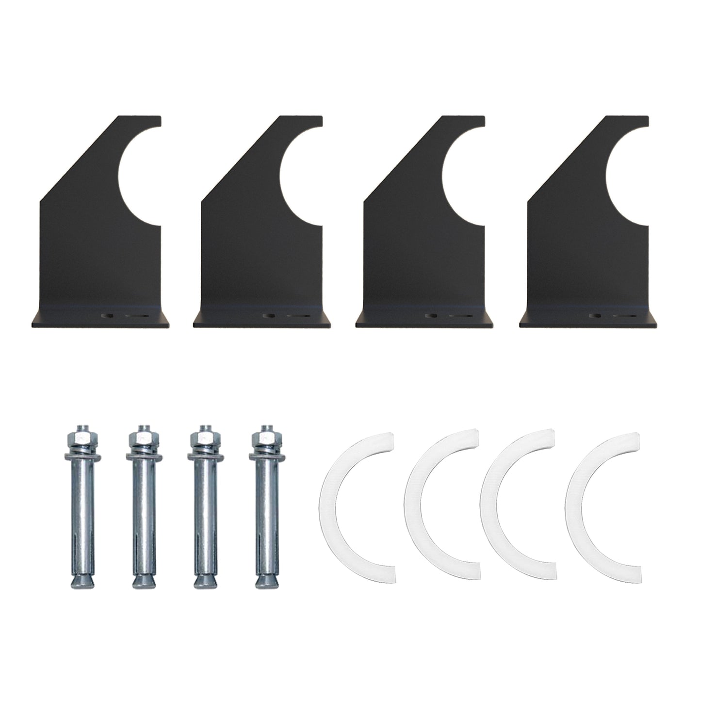 Black Oval Column Radiator Accessories