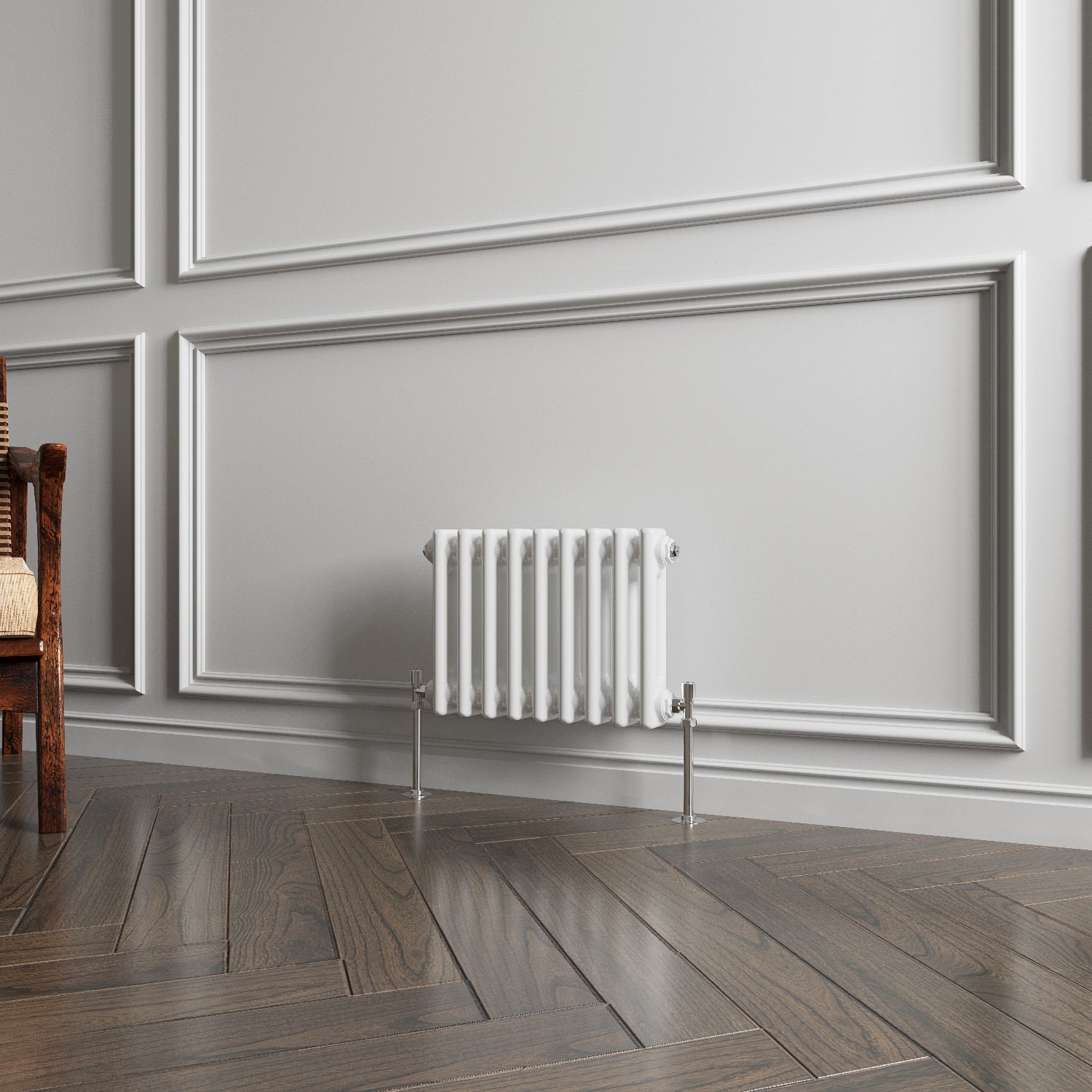 White Traditional Radiator