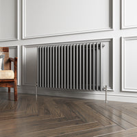 Aidal- Traditional Horizontal 600x1010mm 3 Columns Anthracite Cast Iron Radiator