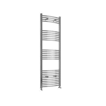 1600x400mm Chrome Heated Towel Rail Curved Bathroom Radiator