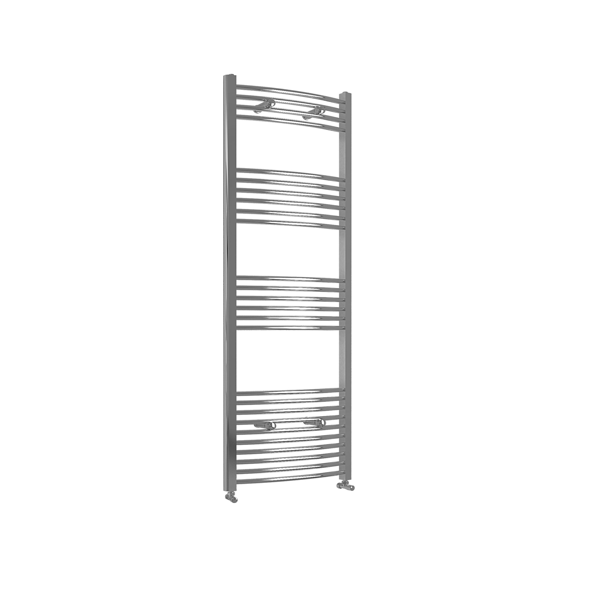 1600x500mm Chrome Heated Towel Rail Curved Bathroom Radiator