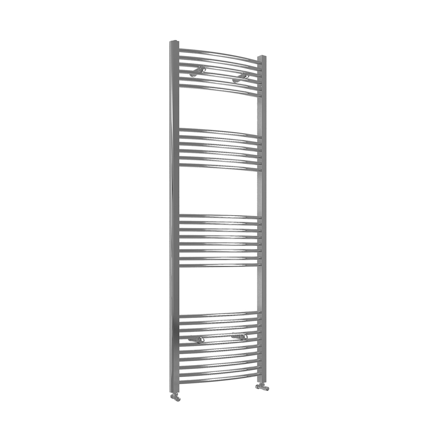 1800x500mm Chrome Heated Towel Rail Curved Bathroom Radiator