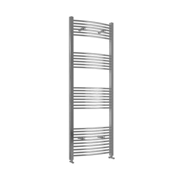 1800x600mm Chrome Heated Towel Rail Curved Bathroom Radiator