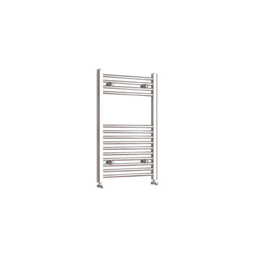 800x600mm Chrome Heated Towel Rail Straight Bathroom Radiator