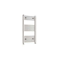 1000x500mm Chrome Heated Towel Rail Straight Bathroom Radiator