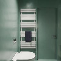 Aidal- Bathroom 1600x600mm White Towel Rail Radiator